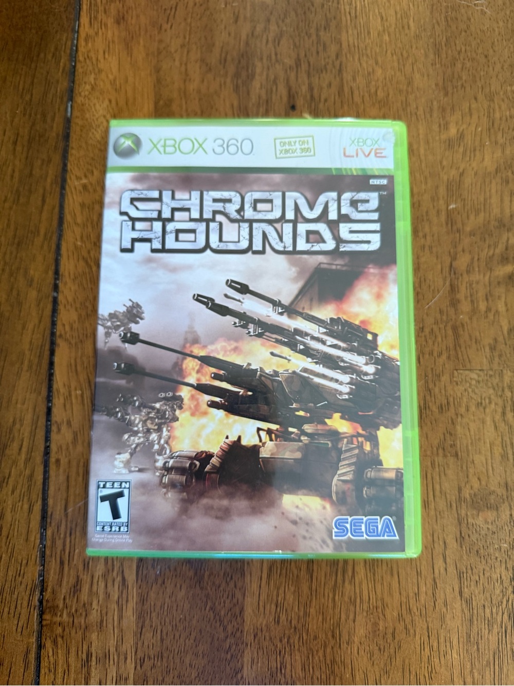 SEGA Chrome Hounds for Xbox 360 - Green Case